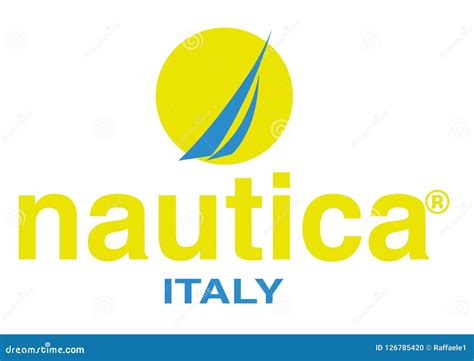 Nautica Italy Logo editorial image. Illustration of format - 126785420