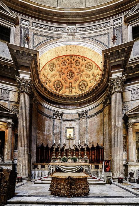 Altar of the Pantheon in Rome Photograph by Alexey Stiop - Fine Art America