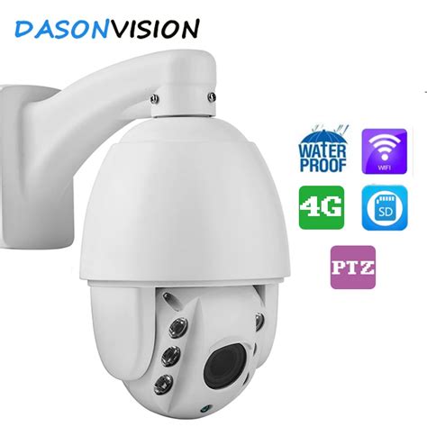 Outdoor wifi 4G wireless PTZ IP camera waterproof infrared night vision ...