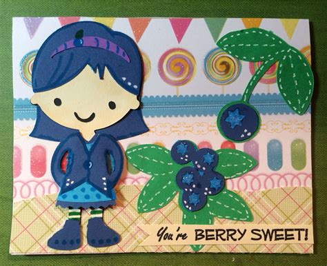 Cricut Create a Friend Strawberry Shortcake themed card | Cricut cards, Valentines cards ...