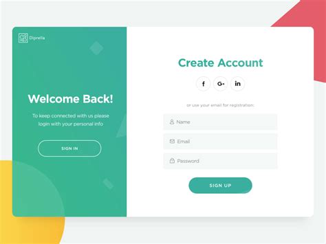 UI / UX inspiration —Sign up forms | by Cristian Radu | SlackTime | Medium