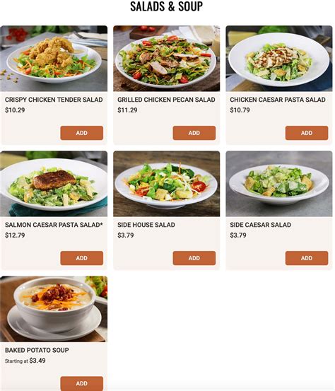 Cheddar's Menu With Prices (Updated: January 2023)