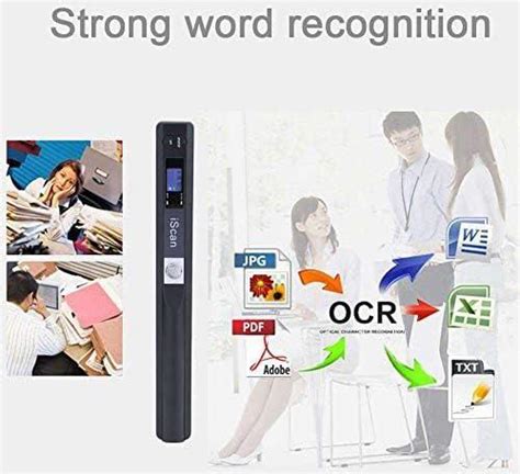 atdaraz Portable Scanner iSCAN 900 DPI A4 Document Scanner Handheld for Business, Photo, Picture ...
