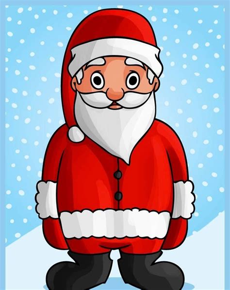 Noël – AlloDessin | How to draw santa, Christmas art, Christmas window ...