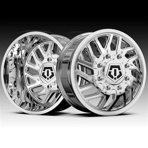 TIS 544C Dually Chrome Custom Wheels Rims - 544C Dually - TIS Custom ...