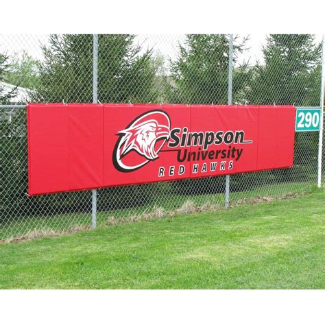 Cover Sports 3'H x 8'L Baseball/Softball Backstop Padding w/Graphics ...