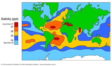 Ocean salinity — Science Learning Hub