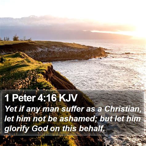 1 Peter 4:16 KJV Bible Verse Images