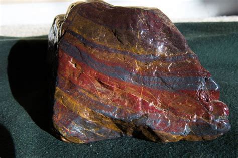 A jasper-rich rock from Minnesota. Picture courtesy of Ben Chorn. | Jasper, Silicate minerals ...