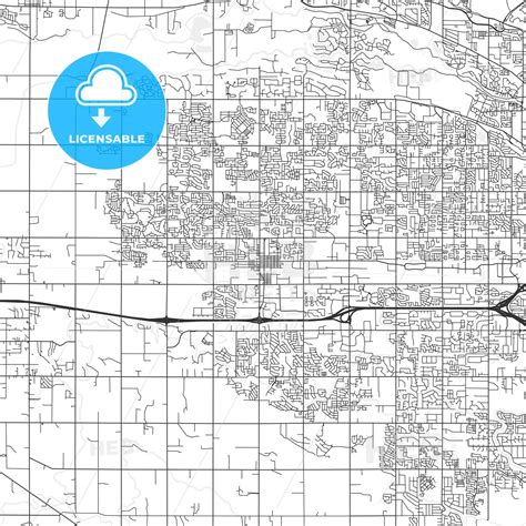 Meridian, Idaho - Area Map - Light - HEBSTREITS