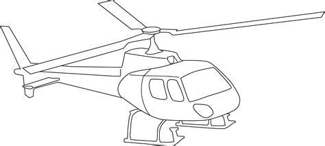 Helicopter Line Drawing at GetDrawings | Free download