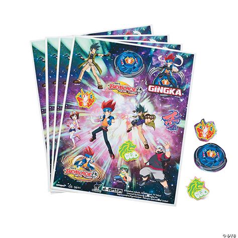 Beyblade: Metal Fusion Sticker Sheets - Discontinued