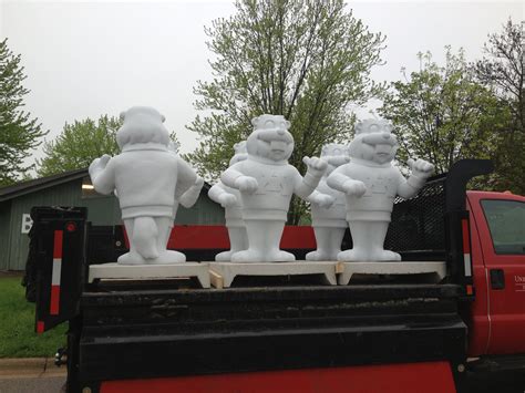 The Goldy Gopher statues arriving at the Arboretum. Minnesota ...