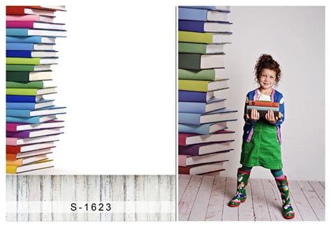 school backdrops kids photography backgrounds books 5x7 vinyl photo ...