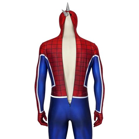 Spider Man Costumes Spider-Man PS4 Punk Suit Cosplay Costumes