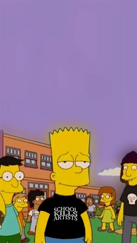 Aesthetic Sad Bart Simpson Wallpapers - Wallpaper Cave