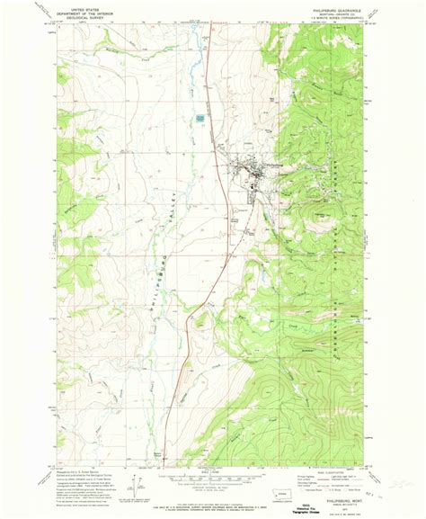 Philipsburg, MT (1971, 24000-Scale) Map by United States Geological ...