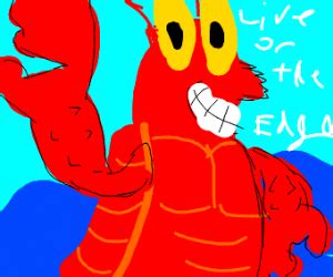 Observe Larry lobster meme - Drawception