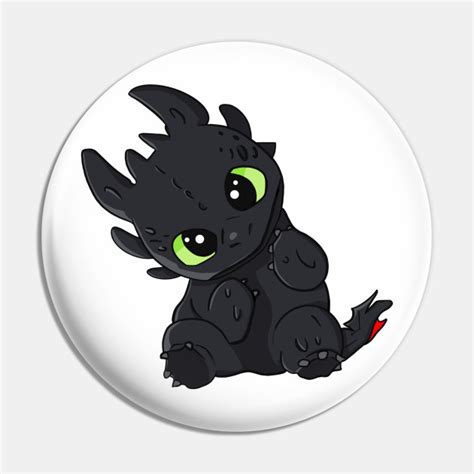 Cute baby dragon Toothless from cartoon How to train your dragon ...