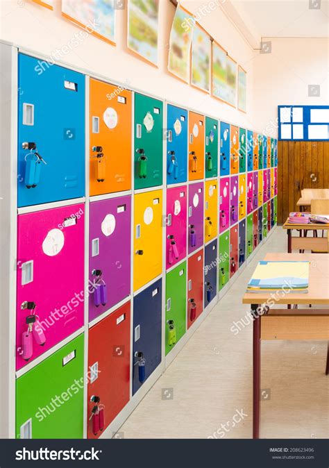 Classroom Lockers Stock Photo 208623496 | Shutterstock