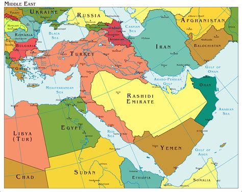 A Middle East With a Surviving Ottoman Empire : r/imaginarymaps