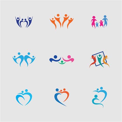 Family Logo Design Template - vector 18729402 Vector Art at Vecteezy