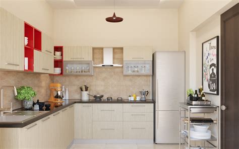 L-Shaped Modular Kitchen Designs India | HomeLane