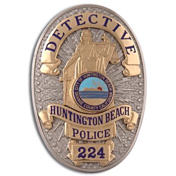 Huntington Beach Police Dept - ER Badge