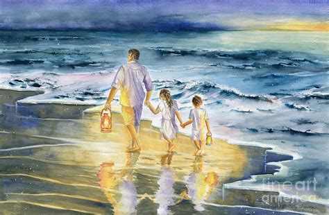 Summer Vacation Memory Painting by Melly Terpening