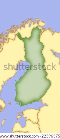Map Of Finland And Surrounding Countries
