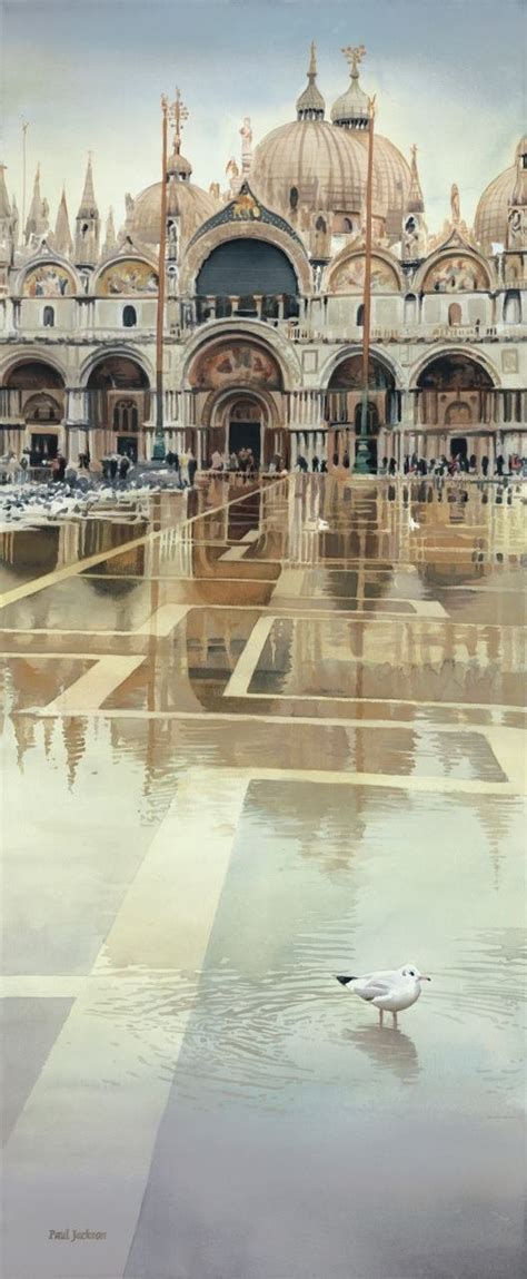 The Watercolor Paintings of Paul Jackson --- a coalescence of beautiful scene, complex details ...