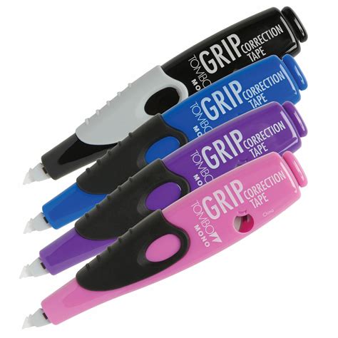 Mono Retractable Pen Style Correction Tape, Assorted Colors (4-Pack ...