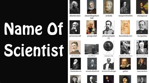 Name Of Scientist | List Of Famous Scientists - YouTube