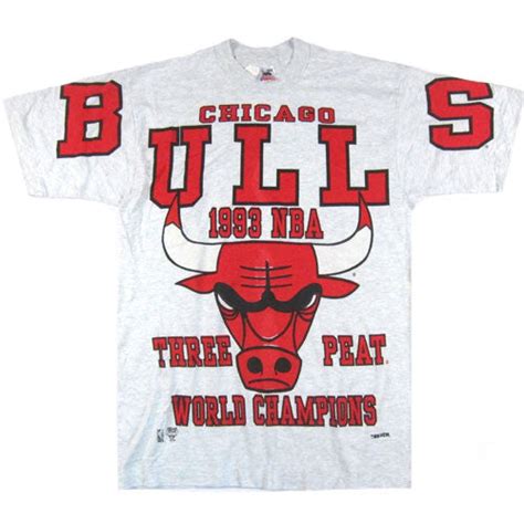 Vintage 1993 Chicago Bulls World Champions T-shirt NBA Basketball ...