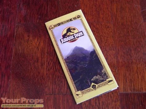 Jurassic Park Leaflet prop replica replica movie prop