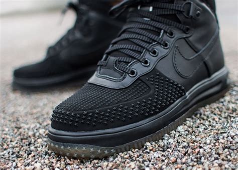 Nike Lunar Force 1 Duckboot Black/Metallic Silver-Anthracite | Hypebeast