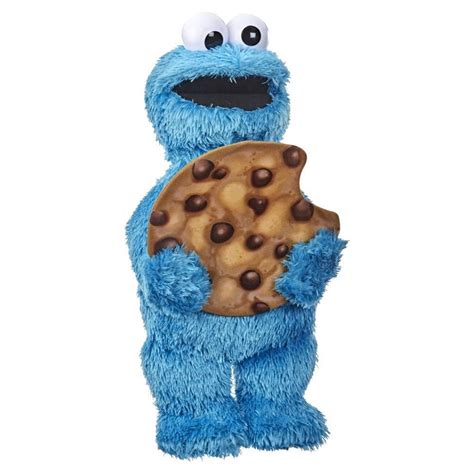 Sesame Street Talking Peekaboo Cookie Monster, 13-Inch Plush Stuffed ...