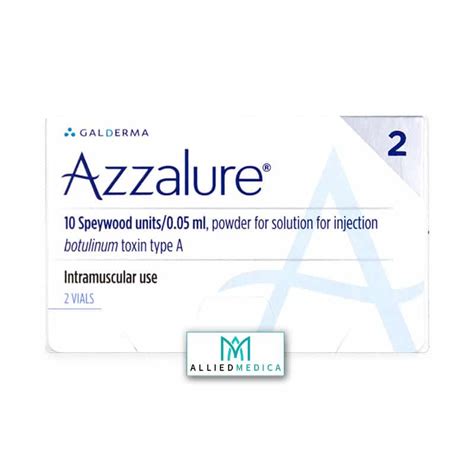 AZZALURE® 2 vials - Allied Medica