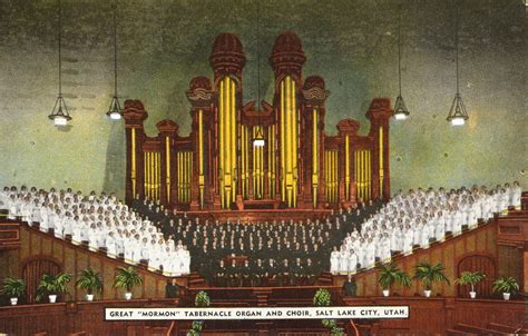 Mormon Tabernacle Organ and Choir, Salt Lake City, Utah | SDLOTU