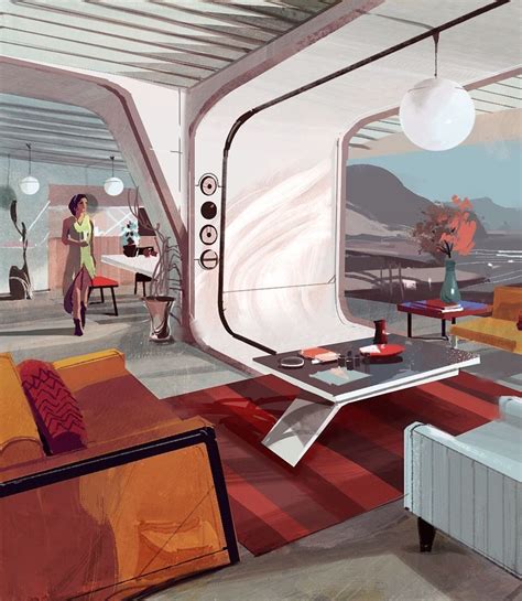 Retro Futurism Architecture - Retro Sci Fi art part 6: 10 retro ...