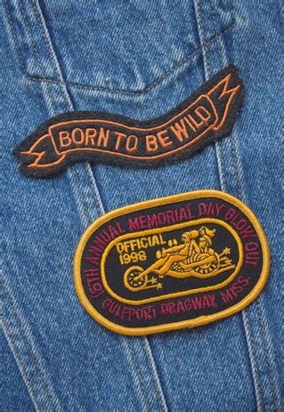 Vintage Motorcycle Biker Rally Patches Iron On 0.2 | TAGVIN | ASOS ...