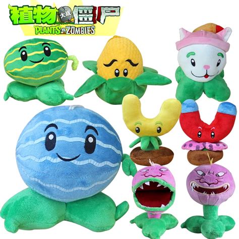 8pcs/lot PVZ Plants vs Zombies Plants Melon Kernel Cattail Chomper ...