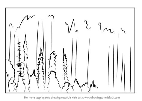 Learn How to Draw a Forest Fire (Forests) Step by Step : Drawing Tutorials