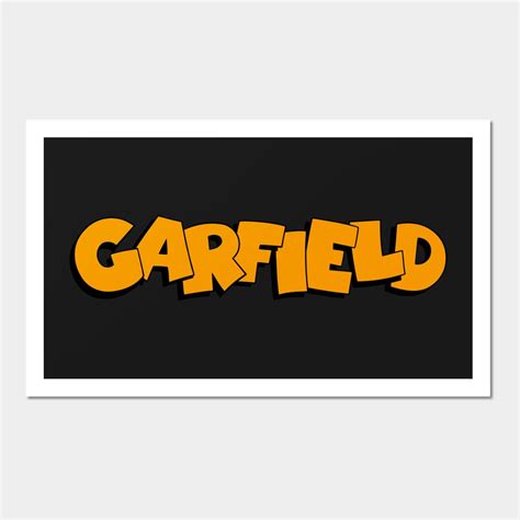 Garfield Logo 1 Kaca Wall And Art Print | Garfield Logo 1 Kaca in 2022 ...