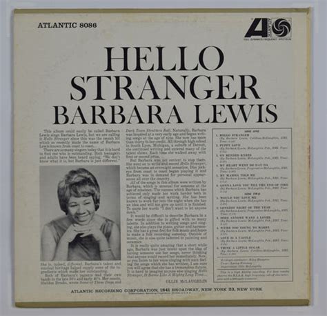 Barbara Lewis | Hello Stranger – Rasputin Records