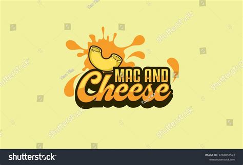 Macaroni Logo Mac Cheese Handwritten Logo Stock Vector (Royalty Free) 2268858523 | Shutterstock