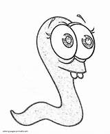Little worm coloring page  COLORING PAGES PRINTABLECOM sketch template