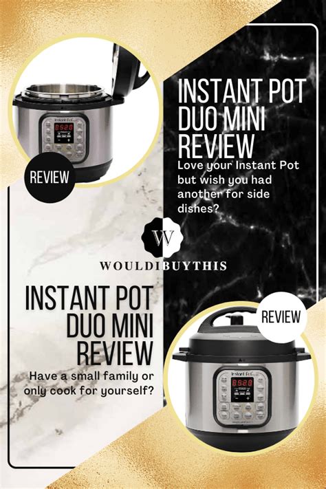 Instant Pot Duo Mini Review |Instant Pot Mini Review + Video