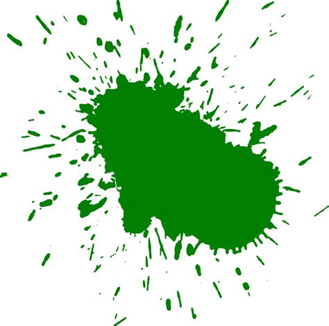 10 Green Paint Splatters (PNG Transparent) | OnlyGFX.com