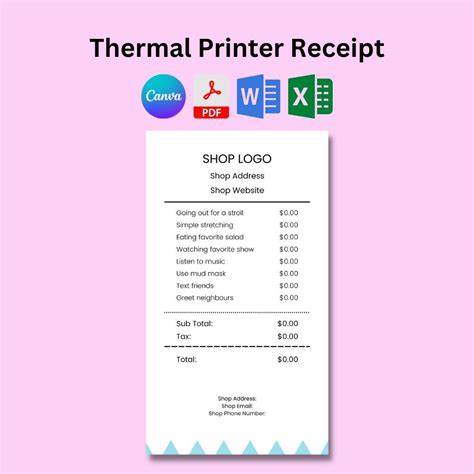 Refund Receipt Template Blank Printable Pdf Excel Wor - vrogue.co